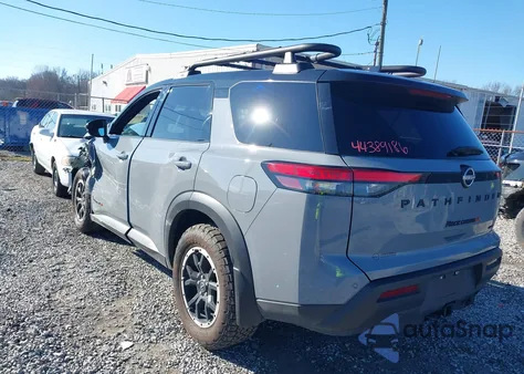 2025 Nissan Pathfinder Rock Creek 4Wd из США, поврежденный, VIN 5N1DR3BD7SC292302